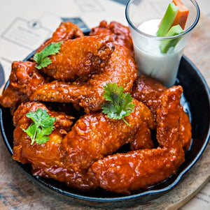 Classic Buffalo Wings with Blue Cheese Dip